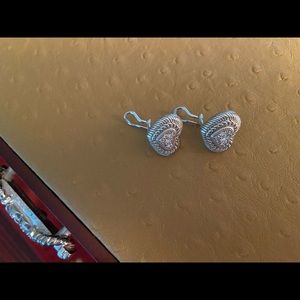 Judith Ripka heart earrings